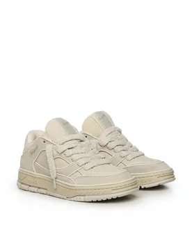 Area Lo Piping Sneakers Uomo Beige in Pelle e Suede - Axel Arigato - FashionsVida