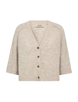 Cardigan MMTHORALIZETKNIT beige L damen - Mos mosh - FashionsVida