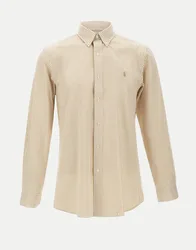 Polo Custom-Fit Freizeithemd Beige S