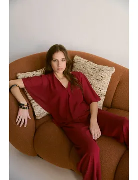 Blusa de mujer de tejido - Bimani - FashionsVida