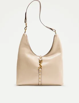Bolso de hombro con efecto piel y adorno metálico - Tintoretto - FashionsVida