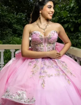 Pink Quinceanera Dress off-shoulder crystal glitter flower decal Lace layering Bow vestidos de 15 Quinceanera ﻿Customize - Aliexpress - FashionsVida