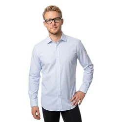 Camicia A Maniche Lunghe David Spread 10280199 Light / Pastel Blue 40