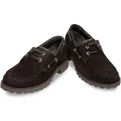 Bluchers de mujer en velour en color marron