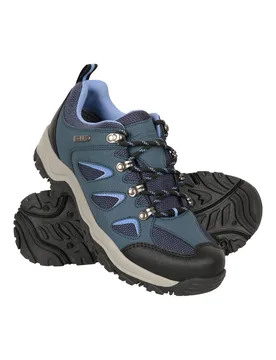 Adventurer' Womens Walking Shoes With Deep Lugs Waterproof Cosy Sneakers Navy - Size Uk 5 - Mountain Warehouse - FashionsVida