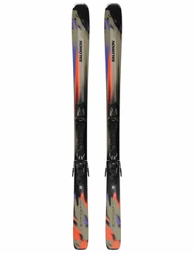 Ski Set inkl. Bdg. All-Mountain-Ski-Set Stance 80 + M10 GW L80 2027 aus Holz Größe 177 cm Braun - Salomon - FashionsVida