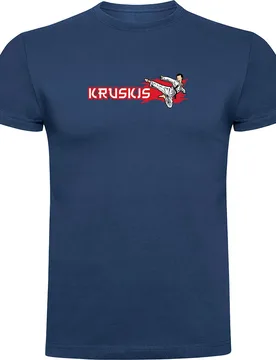 T-shirt à Manches Courtes Judo Denim Blue 3XL - Kruskis - FashionsVida