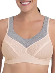 Womens Panalp Wool Sports Bra - Pink Polyamide - Size 38f