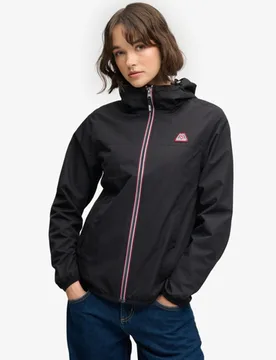 Superdry Damen Essential Tri Windbreaker Jacke Black - Größe: 36 - 99.99 - FashionsVida