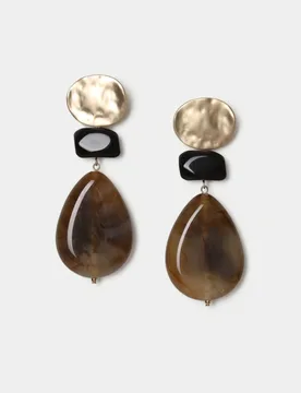 Triple Teardrop Earrings Multi female - M&S - FashionsVida