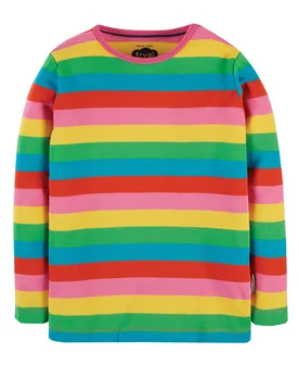 Kids 100% Cotton Longsleeve Tee - Frugi - FashionsVida