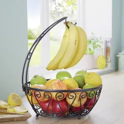 Obstschale mit Bananenhalter