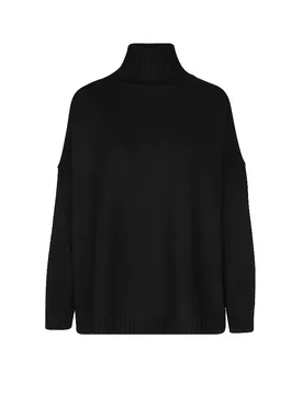 Pull à col roulé WKDBORGIA noir M - Max Mara - FashionsVida