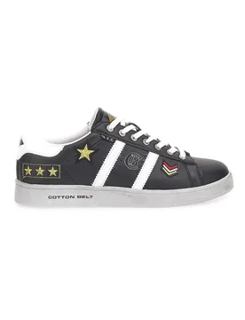 Sneakers bassa Backyard Patch Army Nera 41 - Cotton Belt - FashionsVida