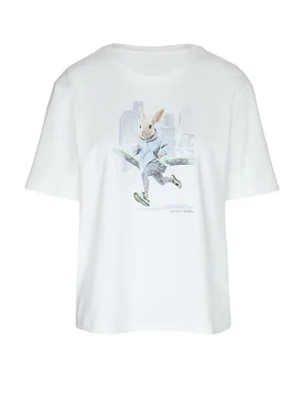 Marc Cain T-shirt bianco 38 - Marc cain - FashionsVida