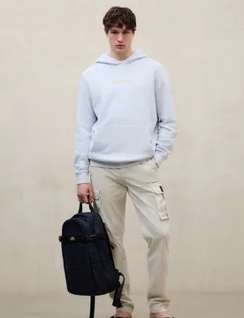 Pantalón cargo de hombre regular fit con bolsillos franceses - Ecoalf - FashionsVida