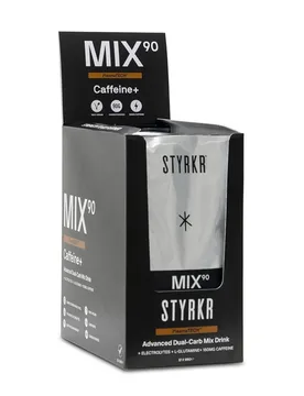 Scatola Di Bevanda Energetica Monodose Mix90 Dual-carb Caffeina 95g 12 Unità Black / Silver - Styrkr - FashionsVida