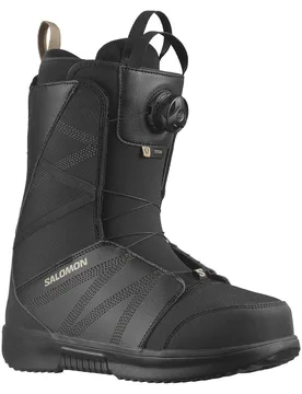 Boots de snowboard - Titan BOA Black/Roasted Cashew - Taille 42,5 - Noir - Salomon Snowboard - FashionsVida