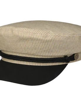 Fiddler Fisherman Fisherman´s Cap by - black-yellow - Damen - Size: S (55-56 cm) - Brixton - FashionsVida