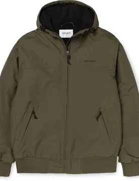 Veste déperlante doublée polaire - Hooded Sail Jacket Cypress Black en Nylon - Taille XL - Kaki - Carhartt WIP - FashionsVida