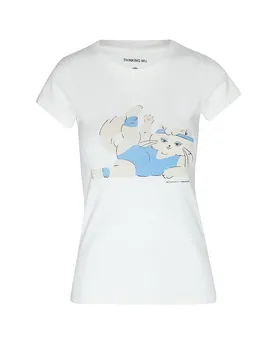 T-Shirt WHITE MIRNA weiss M damen - Thinking MU - FashionsVida