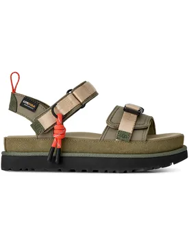 Sandales compensées solides - W Goldenstar Wildwood Burnt Olive - Taille 38 - Kaki - Ugg - FashionsVida