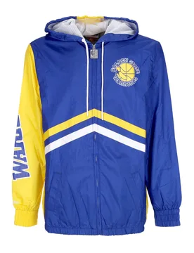 Giacca a Vento Uomo Nba Undeniable Full Zip Windbreaker Hardwood Classics Golwar Royal - Mitchell & Ness - FashionsVida