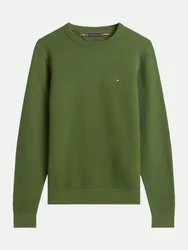 Sweatshirt mit Streifen Grün L