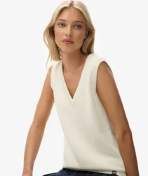 Superdry Damen Athletic Essentials Strick-tanktop White - Größe: 38