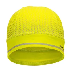 Berrretto Hypernight Reflective Pony Tail Hi Vis Yellow / Geo Print One Size