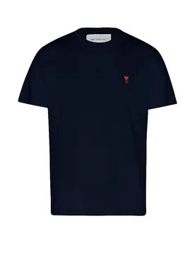 Ami Paris T-Shirt CLASSIC blu M - AMI PARIS - FashionsVida