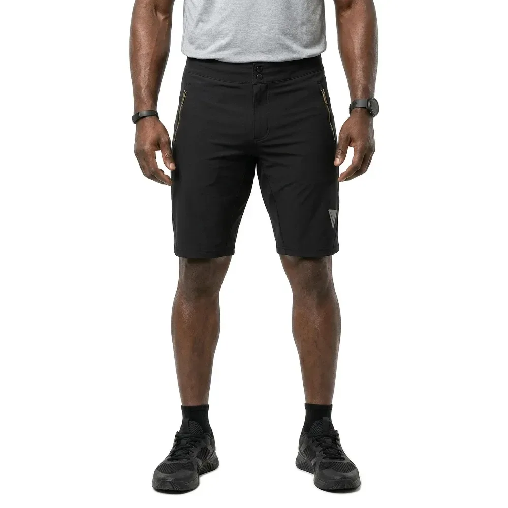 Pantaloni Corti Essential Venture Black - AGU - FashionsVida