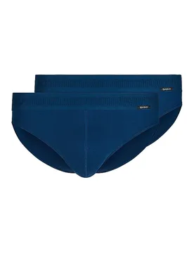 Slip confezione da 2 COTTON RETRO navy blu XL - Skiny - FashionsVida