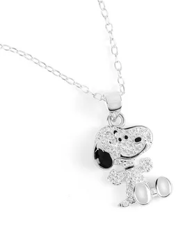 Halskette - Snoopy - silberfarben - Lizenzierter Fanartikel - Unisex - unisex - Peanuts - FashionsVida