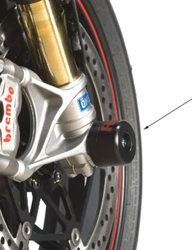Tappo Protezione Forcella Grande ; Ducati Panigale 1199 / 1299 - R&G - FashionsVida