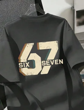 Camiseta con estampado numérico y de letras "Seis Siete" 67 para niño preadolescente, de moda para la calle, el campus, eventos, uso diario, top de - Shein - FashionsVida