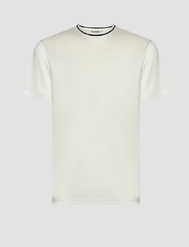 T-shirt con dettaglio collo uomo bianco - John richmond - FashionsVida