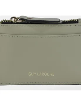 Tarjetero de piel con cremallera - Guy Laroche - FashionsVida