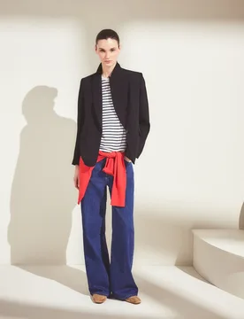 Blazer liso con solapa - Woman El Corte Inglés - FashionsVida