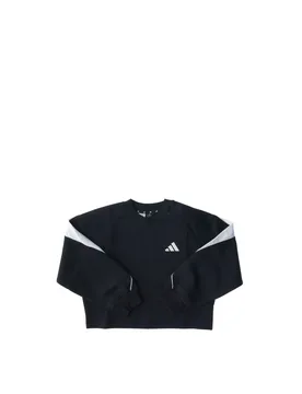 Adidas Felpa cropped NERO 9-10A - Adidas - FashionsVida
