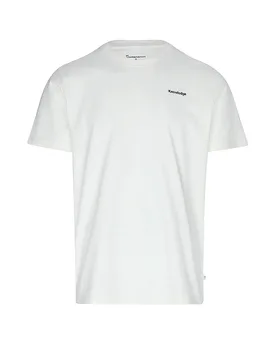 T-Shirt crema M - Knowledge Cotton Apparel - FashionsVida