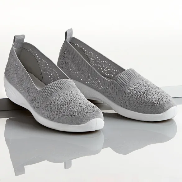 Pagen Textilschuh "Josy" grau - 3Pagen - FashionsVida