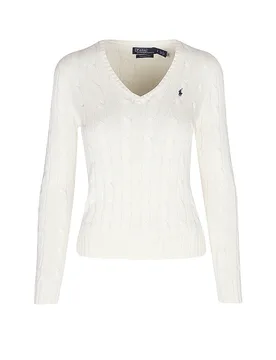 Jersey Slim Fit KIMBERLY crema XS - Ralph Lauren - FashionsVida