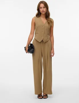 Pantalón de vestir de mujer pata ancha - Vero Moda - FashionsVida