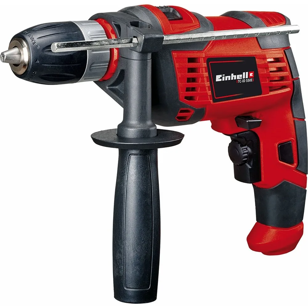 Taladro Percutor Eléctrico con Cable a Red 550 W TC-ID 550 E - Einhell - FashionsVida