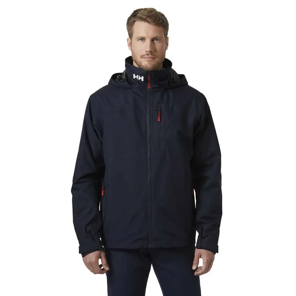 Crew Hooded Midlayer 2 Jacket Navy XL Men - Helly Hansen - FashionsVida