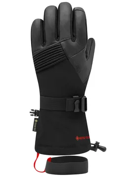 Gants de ski en GORE-TEX ePE isolés en duvet d'oie - Gtk Black Black en Softshell - Taille S - Noir - Racer - FashionsVida