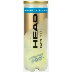 Bote de 3 pelotas de pádel PRO S+