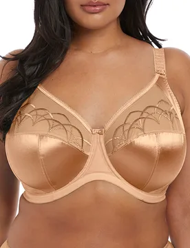Womens Cate Bra Side Support Full Cup Underwired - Beige Polyamide - Size 38e - Elomi - FashionsVida