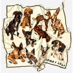 Pañuelo estampado perros